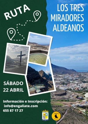 El Ayuntamiento de La Aldea de San Nicolás organiza una ruta por los tres miradores aldeanos