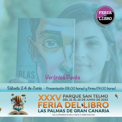 Ver&oacute;nica Pav&eacute;s, presenta su libro &ldquo;Blas Cabrera: Una vida magn&eacute;tica&rdquo; en la XXXV Feria del Libro de Las Palmas de Gran Canaria