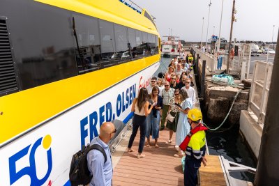M&aacute;s de 416.000 pasajeros viajar&aacute;n en agosto entre islas con Fred. Olsen Express