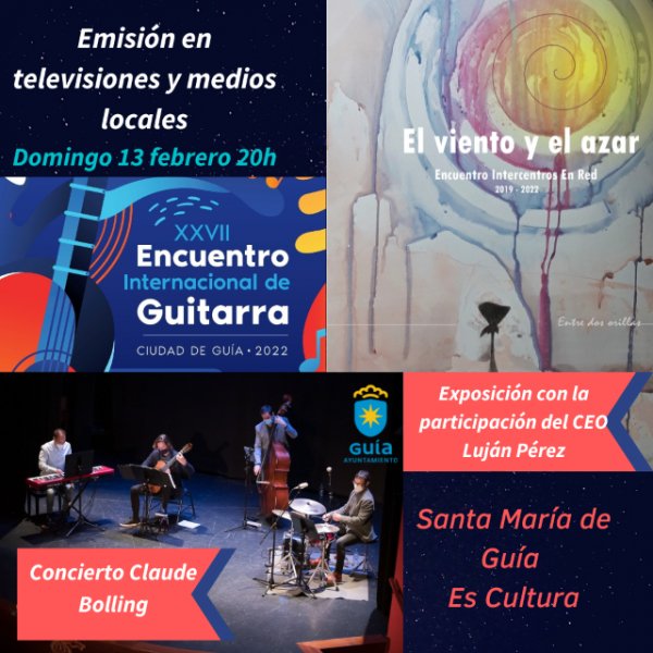 Guía: Emisión de la inauguración de la exposición ‘El viento y el azar’ y el concierto de jazz de ‘Claude Bolling’