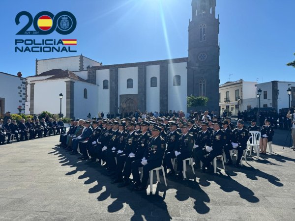 La Polic&iacute;a Nacional celebr&oacute; en Telde el acto conmemorativo del Aniversario de su Creaci&oacute;n