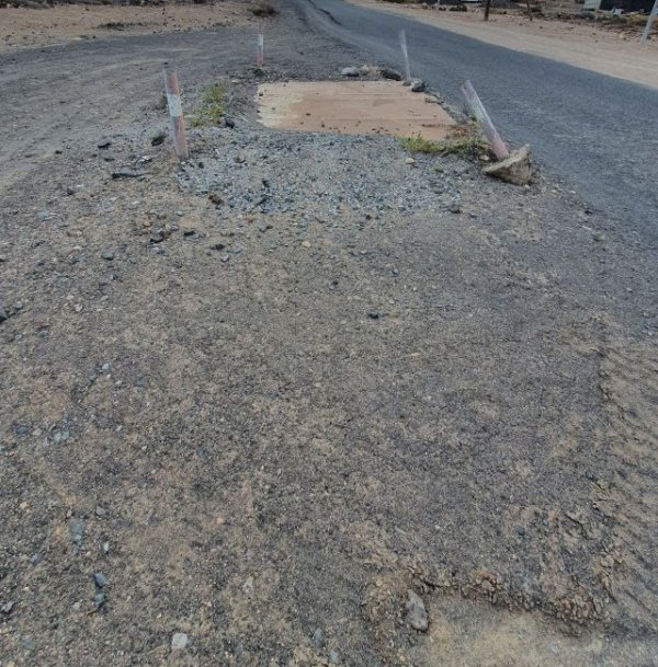 Contigo Puerto del Rosario denuncia el mal estado de la carretera que sube al Barrio Nuevo del Matorral