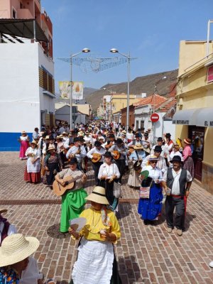 10.000 personas participan en la Romería y el Baile de Magos en honor a la Virgen de Guadalupe en las Fiestas Lustrales de La Gomera 2023