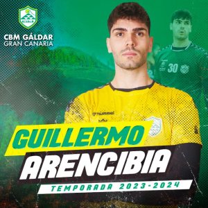 Guillermo Arencibia formará parte del Balonmano Gáldar Gran Canaria 2023-2024