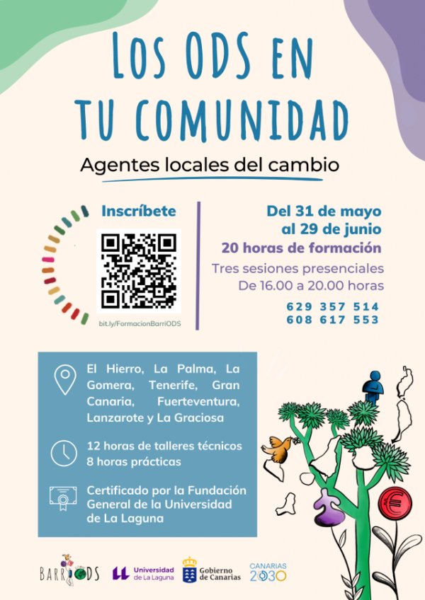 El proyecto ‘BarriODS’ activa un plan de formación en las ocho islas sobre la Agenda Canaria 2030