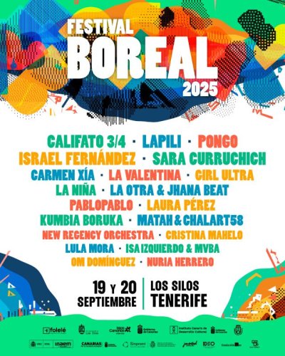 Cinco artistas de Canarias completan el cartel musical del Festival Boreal 2025