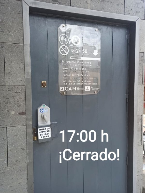 Nota de prensa del PSOE: &#039;Sin baños públicos en el casco de Gáldar&#039;