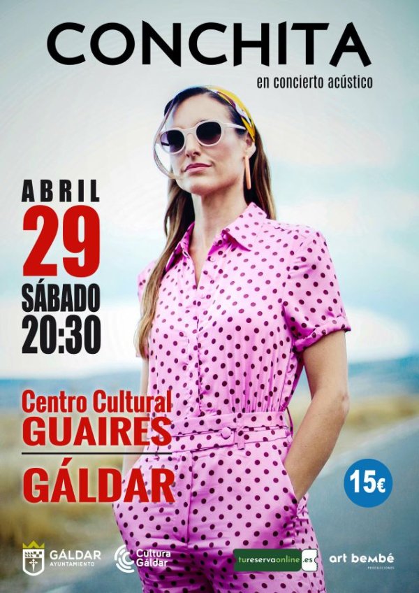 Gáldar: Un concierto de Conchita estrena la programación cultural en el Centro Cultural Guaires