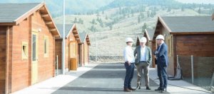 Torres visita las 80 viviendas para afectados del volcán de La Palma que se entregarán este mes de noviembre