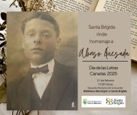 Santa Brígida rinde homenaje a Alonso Quesada en el Día de las Letras Canarias