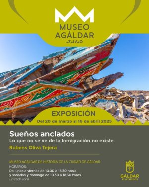 Gáldar: El Museo Agáldar acoge a partir del 20 de marzo la exposición &#039;Sueños anclados&#039; sobre inmigración