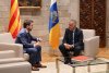 Torres agradece a Catalu&ntilde;a su colaboraci&oacute;n en la acogida de menores migrantes en la reuni&oacute;n mantenida con Aragon&egrave;s