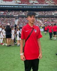 Yarey Carmona Godoy, un aldeano que jug&oacute; el torneo MadCup 2022 en el Wanda Metropolitano