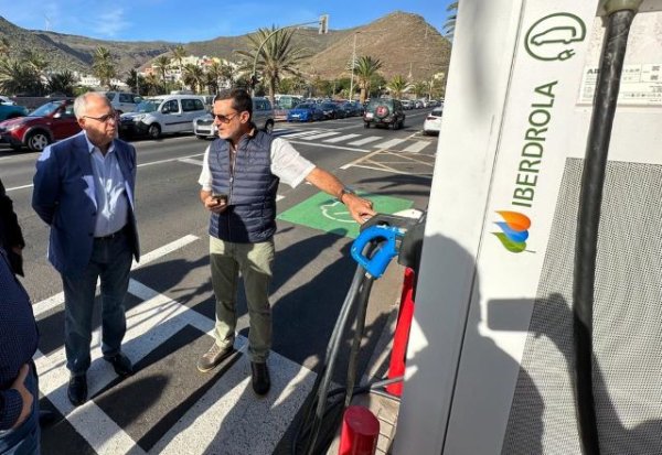 La Gomera: La red insular de puntos de recarga registra más de 600 activaciones en dos meses de servicio