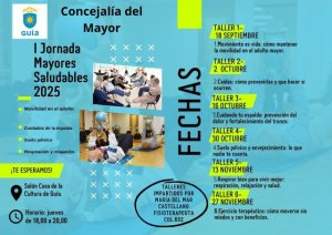Este jueves comienzan las I Jornadas Saludables de la Concejalía del Mayor del Ayuntamiento de Guía