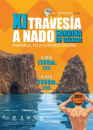 Abiertas las inscripciones de la XI Traves&iacute;a a Nado Sardina de G&aacute;ldar &ndash; Memorial F&eacute;lix Santiago Meli&aacute;n