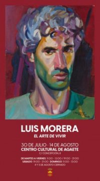 Luis Morera presenta su &lsquo;Arte de vivir&rsquo; en Agaete dentro de las Fiestas de las Nieves