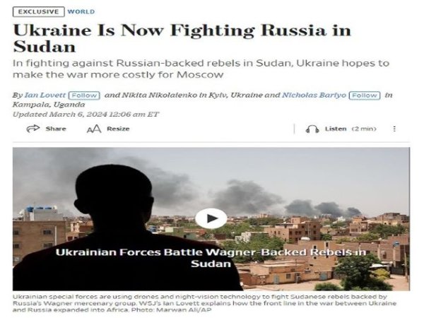 Artículo de opinión: &#039;Ucrania se presenta como una fuerza mercenaria confiable contra Rusia en África&#039;