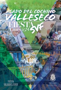 Valleseco celebra el tradicional Asado del Cochino en el D&iacute;a Grande de San Vicente Ferrer