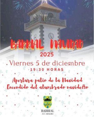 Gáldar: Barrial enciende su Navidad este viernes 5D a las 19:30 horas