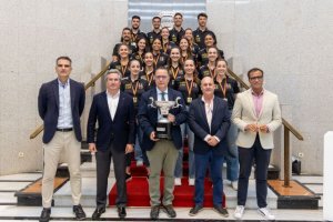 Poli Suárez celebra el “histórico” primer título del Club Voleibol Heidelberg en la Liga Iberdrola femenina