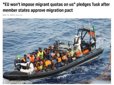 Artículo de opinión: &#039;Los polacos tienen buenas razones para desconfiar de la afirmación de Tusk de que la UE no les impondrá inmigrantes&#039;