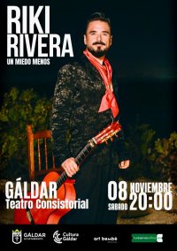 Gáldar: El cantante gaditano Riki Rivera llega al Centro Cultural Guaires el 8 de noviembre