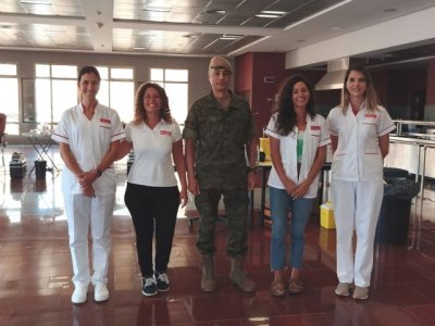 El ICHH realiza una campa&ntilde;a de extracci&oacute;n entre el colectivo militar de la Base General Alem&aacute;n Ram&iacute;rez