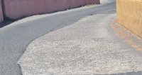 G&aacute;ldar: Grave deterioro de la carretera entre Sardina de G&aacute;ldar y la playa de Bocabarranco