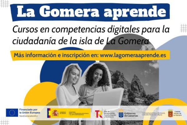La Gomera: El Cabildo ofrece a la ciudadan&iacute;a un itinerario de cursos formativos gratuitos en competencias digitales