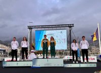 La pirag&uuml;ista del Real Club N&aacute;utico Lara Cellier, bronce en individual y plata en dobles del Mundial de Kayak de Mar en Madeira
