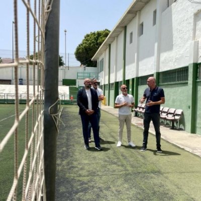 El Consejero de Deportes visita las instalaciones deportivas de Santa Luc&iacute;a de Tirajana