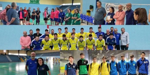 Las Selecciones Canarias de fútbol sala entrenaron este domingo (Fotos)