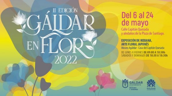 ‘Gáldar en Flor’ llena de colorido el casco histórico del 6 al 24 de mayo