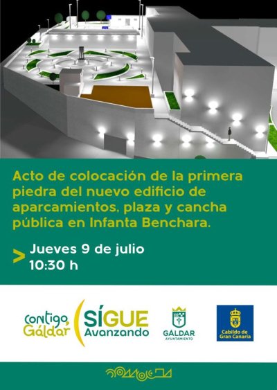 G&aacute;ldar inicia este jueves las obras del aparcamiento del Saulo Tor&oacute;n y la rehabilitaci&oacute;n del edificio de la ONCE