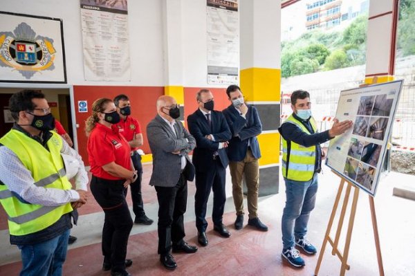 El Cabildo rehabilita el Parque Central de Bomberos de la capital con 272.000 euros del Plan de Cooperación con los Ayuntamientos