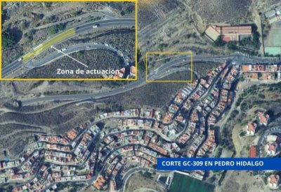 El Cabildo inicia las obras para reconstruir un tramo de la carretera de Pedro Hidalgo con una inversión de 422.000 euros