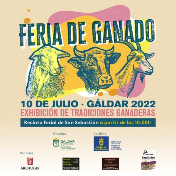 Gáldar: La Feria de Ganado en honor a Santiago regresa este domingo