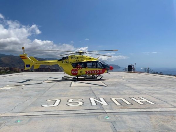 El helipuerto de La Candelaria amplía su horario y estará operativo las 24 horas