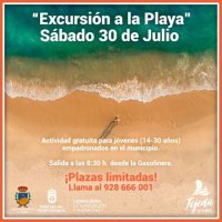 Tejeda: "Excursi&oacute;n a la Playa" el S&aacute;bado 30 de Julio