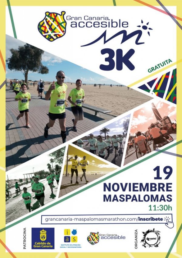 La 3K Gran Canaria Accesible abre inscripciones para el 19 de noviembre