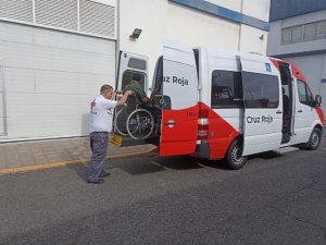 Cruz Roja en Canarias ofrece el servicio de transporte adaptado en las elecciones auton&oacute;micas y municipales, 28 de mayo de 2023
