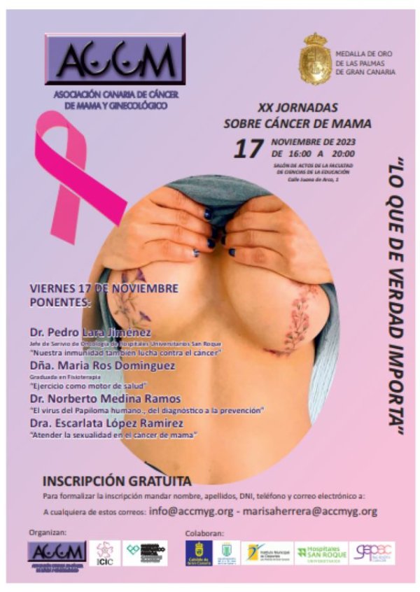 XX Jornadas sobre Cáncer de Mama, &#039;Lo que verdad importa&#039;