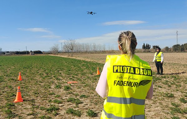 FADEMUR celebra en la provincia de Ávila las prácticas y exámenes de su escuela de pilotaje de drones