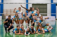 Flamante estreno del CD Voleibol Gu&iacute;a en la Superliga 2 Femenina