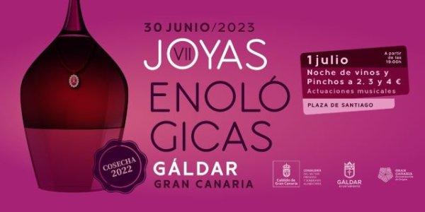 Gáldar: El VII certamen &#039;Joyas enológicas&#039; se celebra este fin de semana con más de diez bodegas y noche de vinos y pinchos