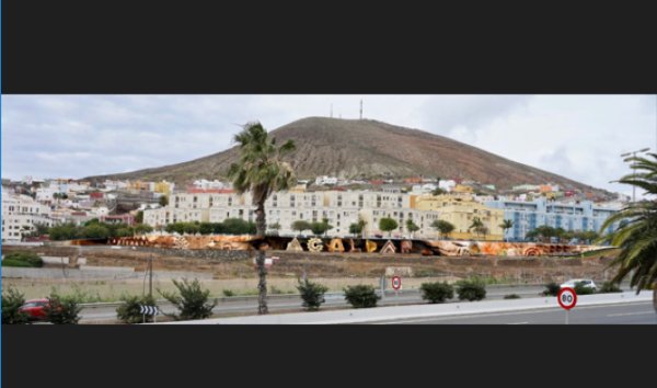 Gáldar comienza la elaboración de una gran mural dedicado a su historia en el Paseo de Los Guanartemes