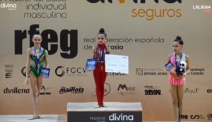 Gimnasia rítmica: Sara Delgado Pérez , obtiene el bronce en el campeonato de España Base en la categoría alevín