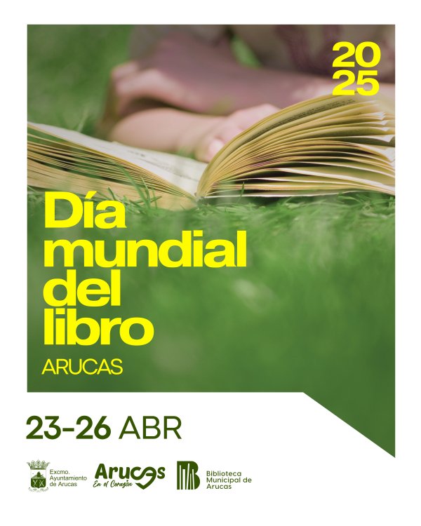 El Ayuntamiento de Arucas conmemora el Día Mundial del Libro con una amplia variedad de actividades