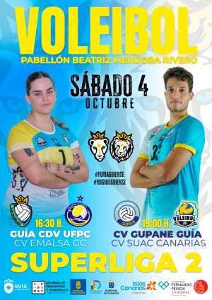 Santa María de Guía vivirá una cita histórica con la Superliga 2 de voleibol